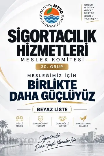 Seçim öncesi haberde yayımlanan MTSO 30. Grup Beyaz Liste afişi